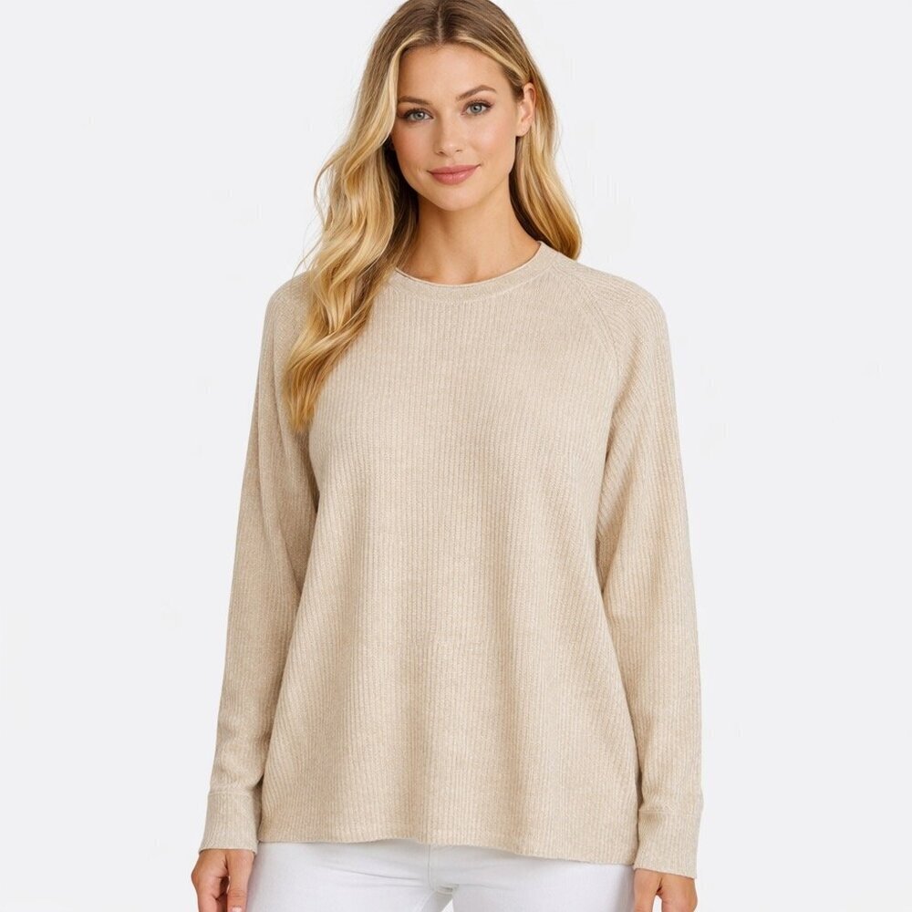 WLNS Wellness cashmere womens 100% cashmere sweater size XS blush pink new - Picture 8 of 8